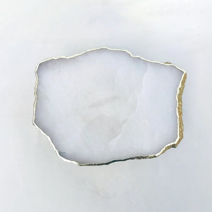 White Agate Cake Stand/Centrepiece/Display Stand/Tray